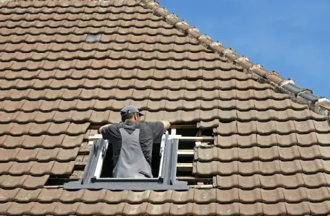Pose de velux - Le Thillay